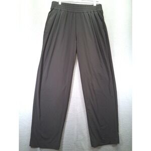 Viori Women's Pants Black Pockets Pull On High Rise Elastic Waist Size Medium